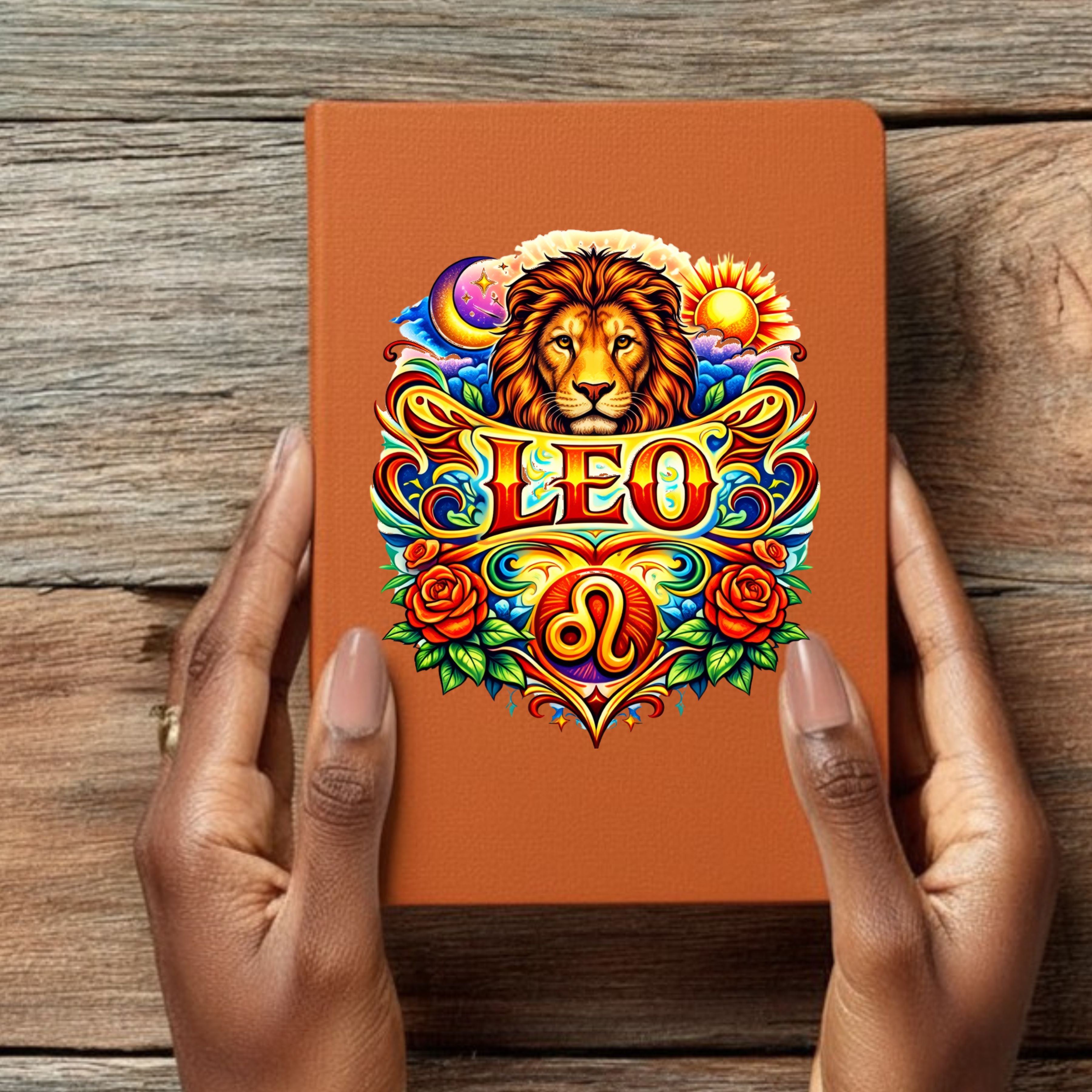 Leo Zodiac Lion Design | UV Decal & DTF Transfer