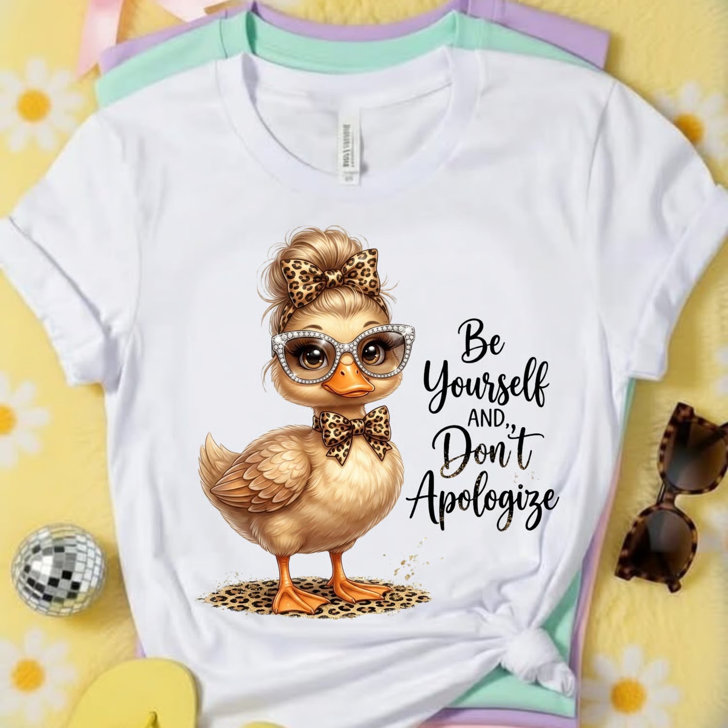 Be Yourself And Don’t Apologize, DTF Transfer Or UV Decal