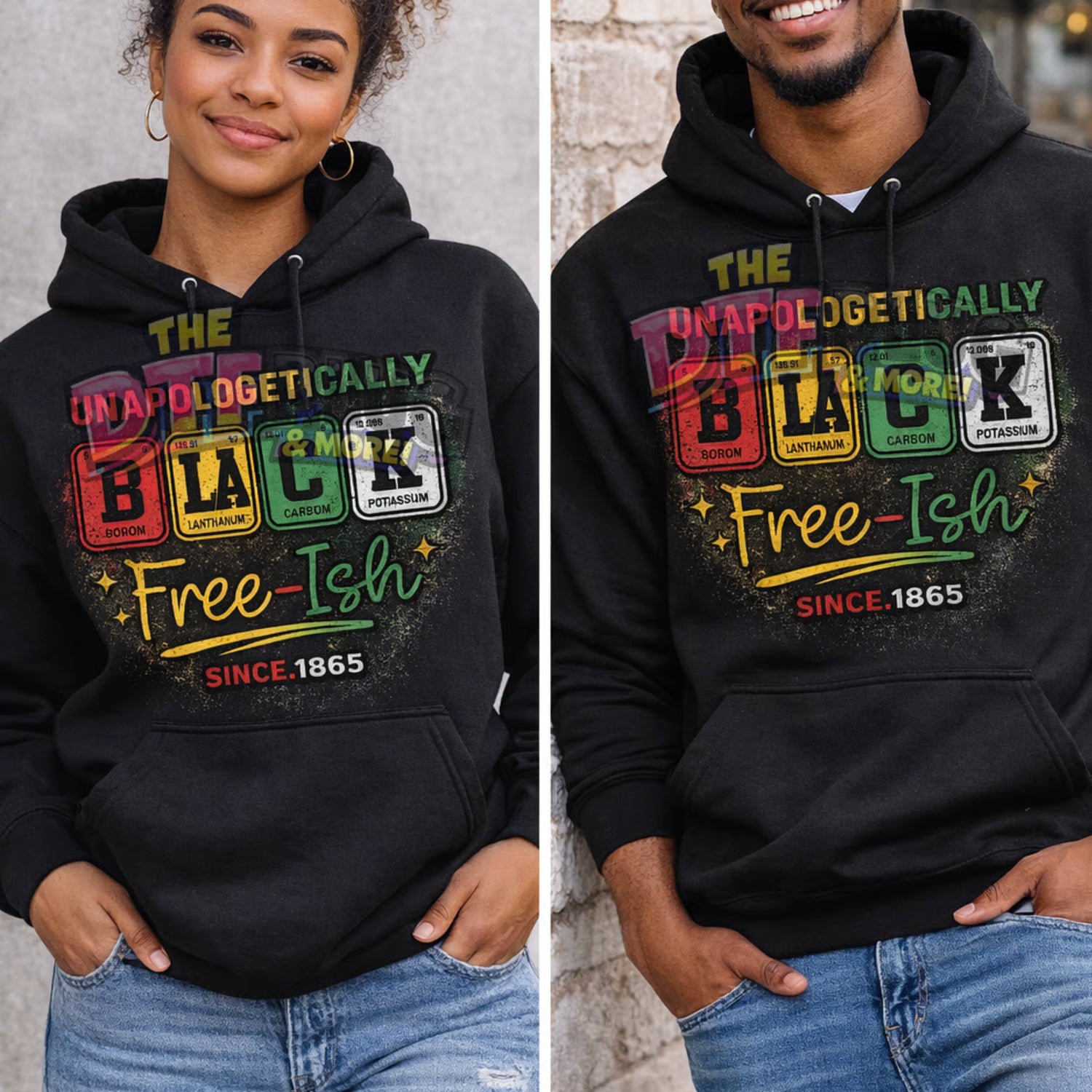 Unapologetically Black Juneteenth DTF Transfer & UV Decal