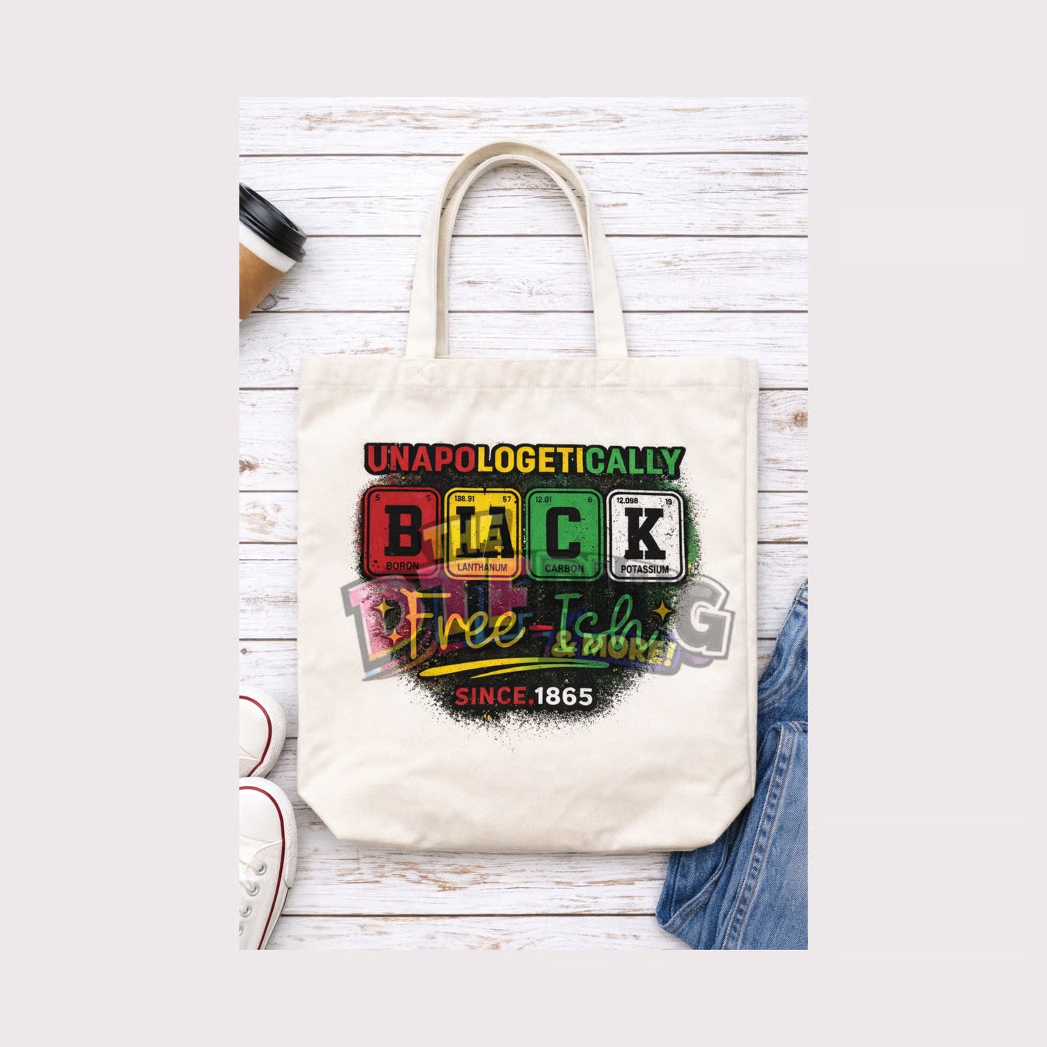 Unapologetically Black Juneteenth DTF Transfer & UV Decal