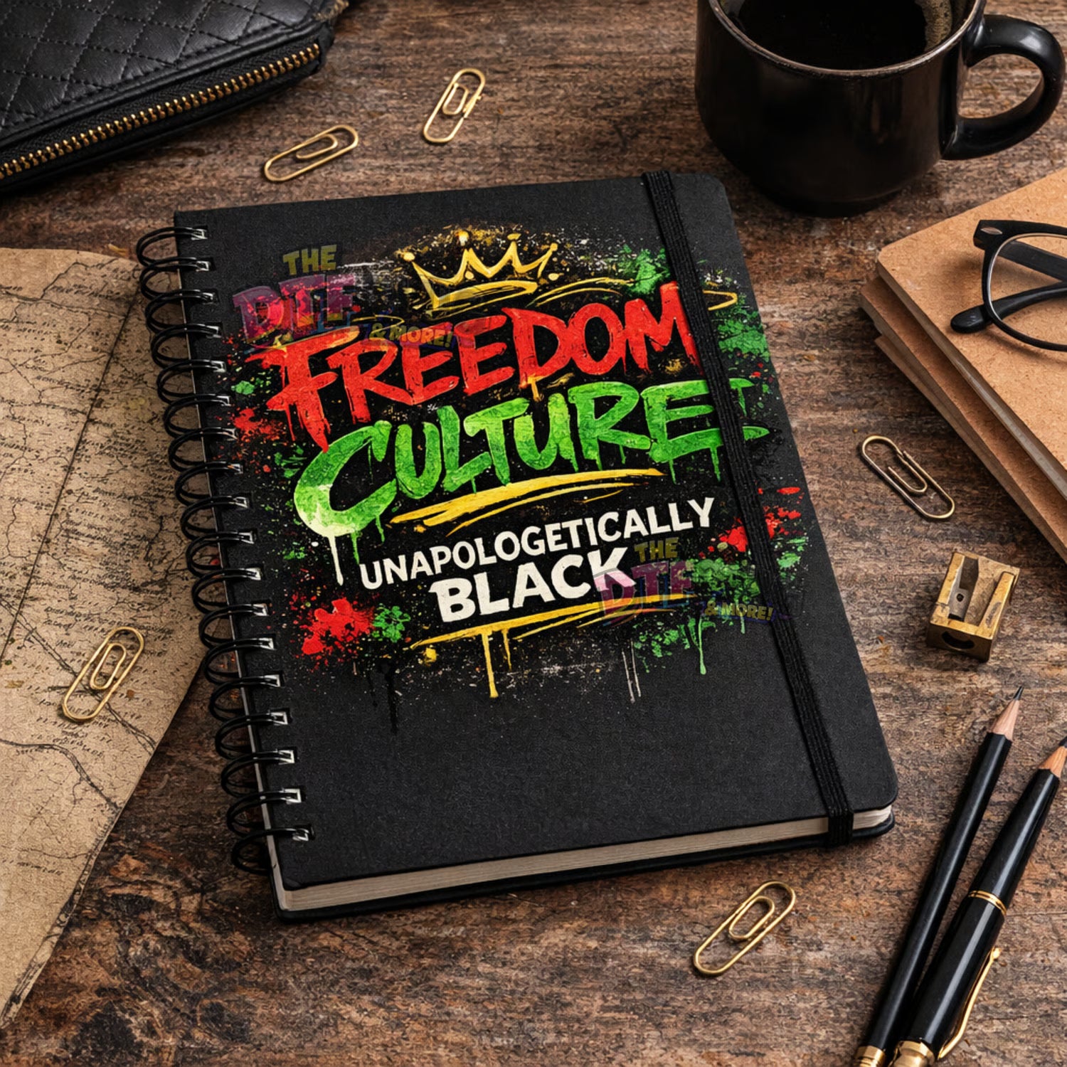 Freedom Culture DTF Transfer & UV Decal | Unapologetically Black | Juneteenth Shirt